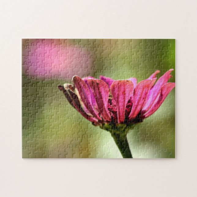 Pink Flower Photo Jigsaw Puzzle (Horizontal)