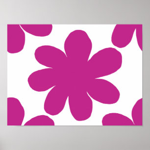 Pink Flower Poster