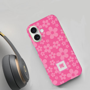 Pink Flower Power iPhone 16 Case