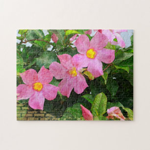 Pink Flower Puzzle