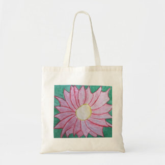 Pink Flower Tote Bag