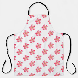 Pink Flower Tropical Apron