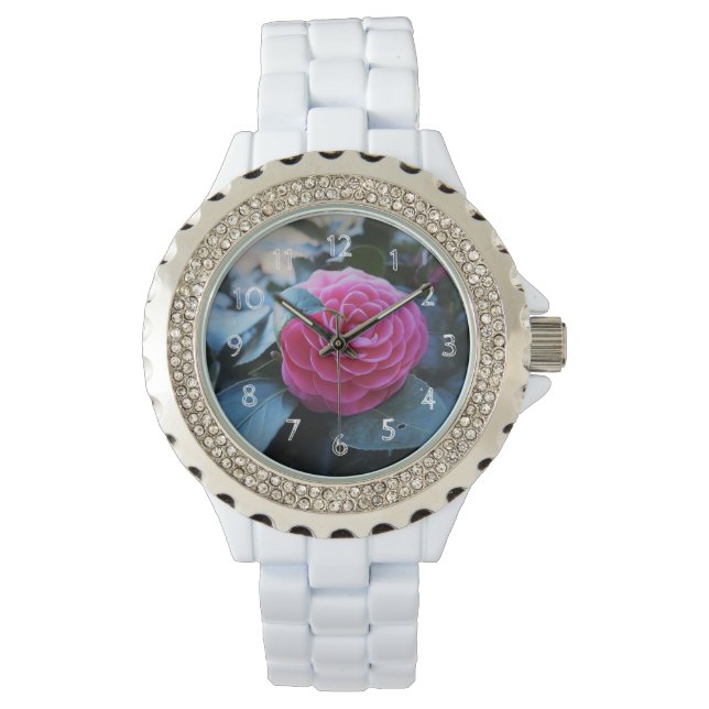 Pink flower watch (Front)