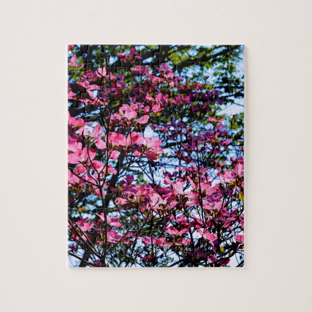 Pink flowering Dogwood tree Jigsaw Puzzle (Vertical)