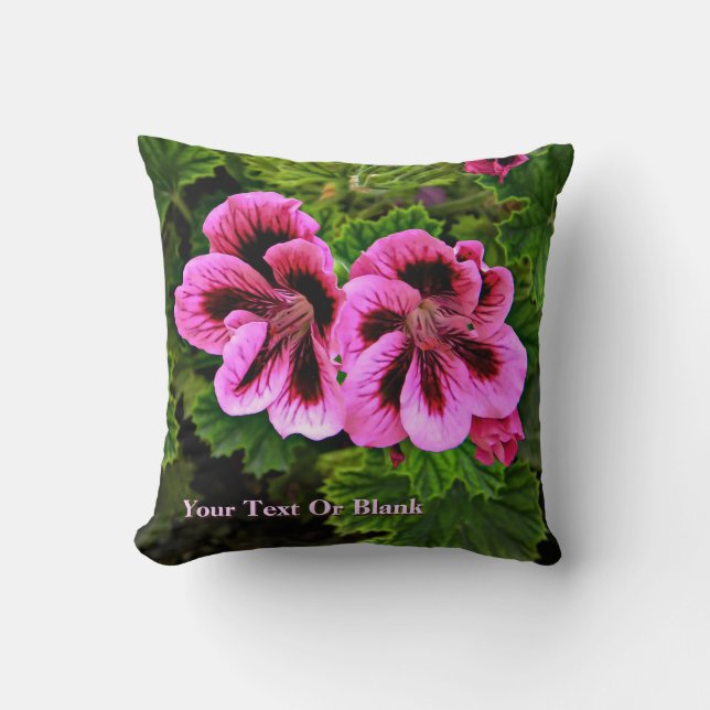 Pink Flowers 1 Cushion (Front)
