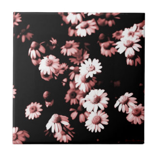 Pink Flowers #4250 Ceramic Tile
