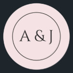 Pink Flowers and Lanterns Classic Round Sticker<br><div class="desc">A perfect addition to our Pink Flowers and Lanterns Invite! We are happy to customise this further for you,  please feel free to send us a message for assistance.</div>