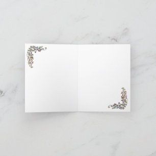 PINK FLOWERS BIRTHDAY CARD