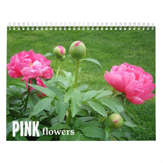 Pink Flowers Calendar (Cover)