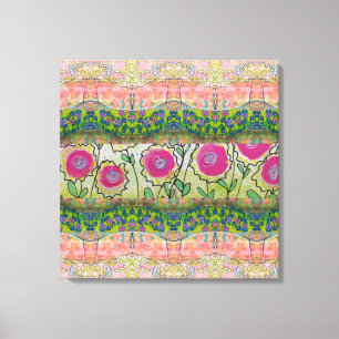 Pink Flowers Canvas Print