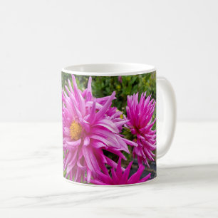 Pink flowers coffee mug