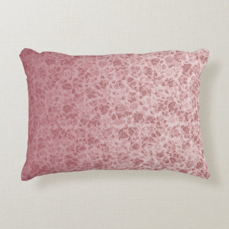 Pink flowers degraded decorative cushion