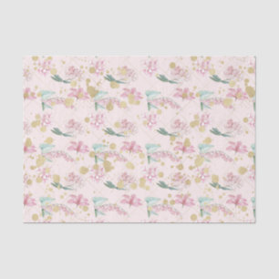 Pink Flowers (Design 19 Pink Series) Tissue Paper