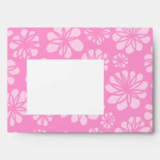 Pink Flowers Envelopes (Front)