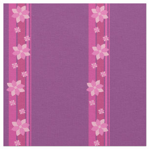 Pink Flowers Fabric