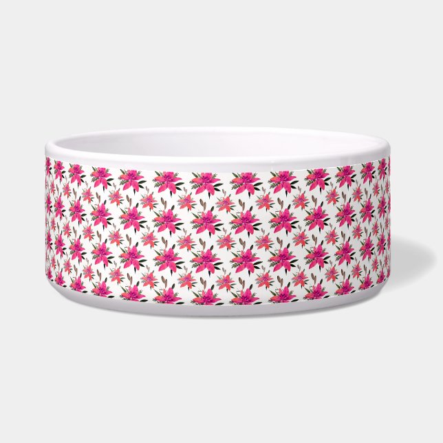 Pink Flowers Floral Pattern Design (Front)