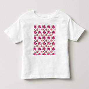 Pink Flowers Floral Pattern Design Toddler T-Shirt