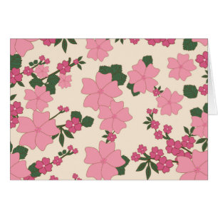 Pink Flowers, Floral Pattern, Pattern Of Flowers