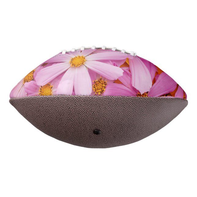 Pink Flowers Football (Rotated 270)