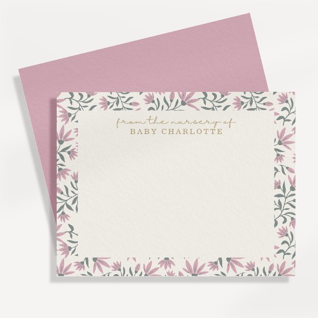 Pink flowers  | from the nursery of card  (Creator Uploaded)