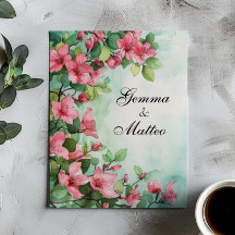 Pink Flowers Greenery Wedding