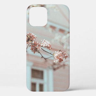 PINK FLOWERS IN SHALLOW FOCUS SHOT iPhone 12 CASE