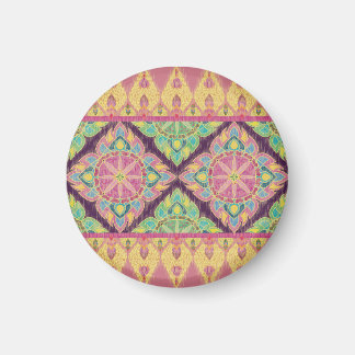 Pink Flowers in the Garden Magnet
