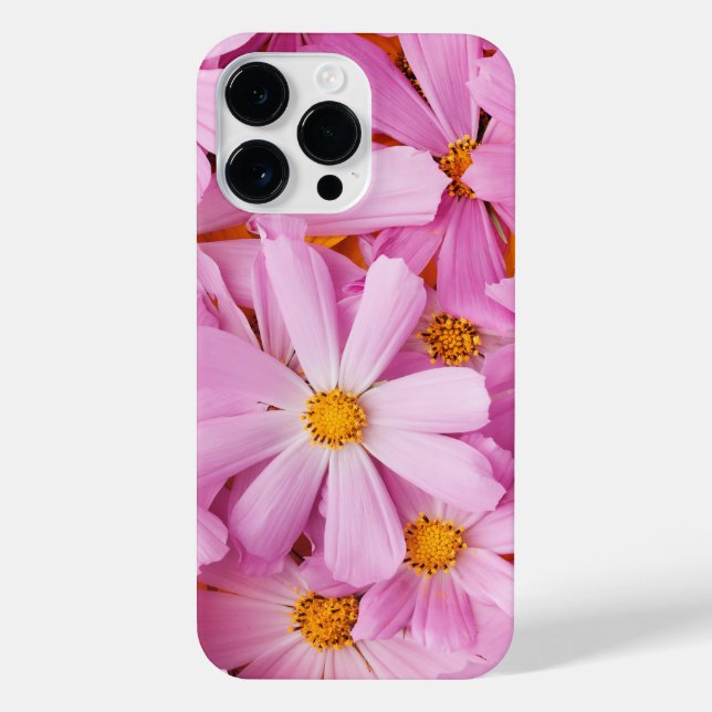 Pink Flowers iPhone Case (Back)
