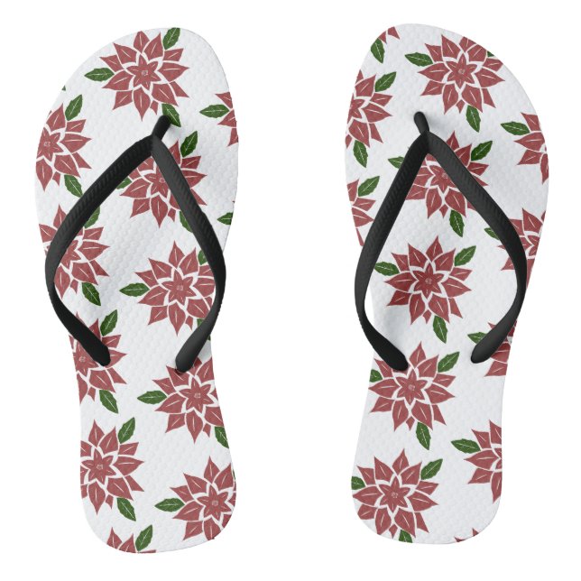  pink flowers jandals (Footbed)