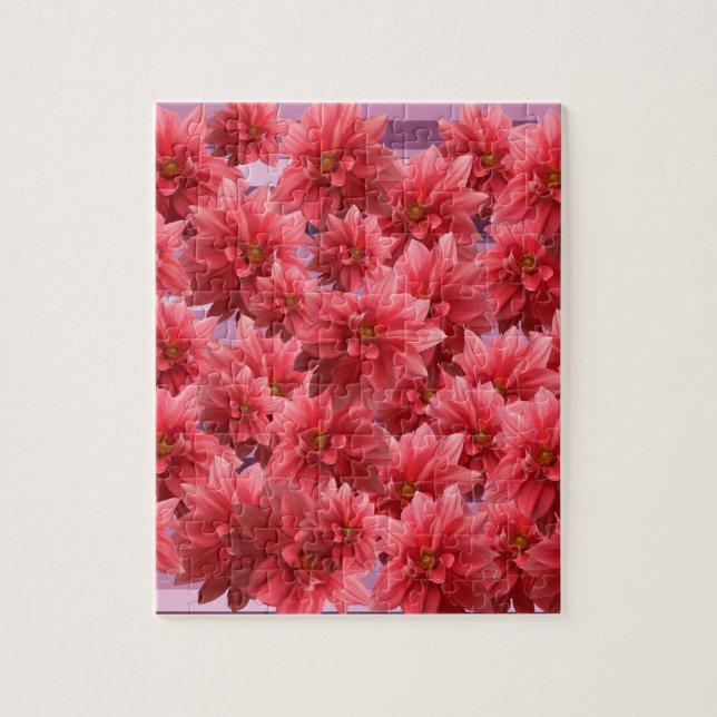 Pink Flowers  Jigsaw Puzzle (Vertical)