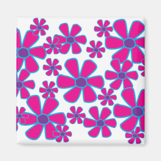Pink Flowers Magnet