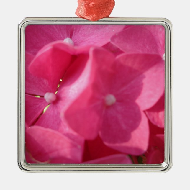 pink flowers metal tree decoration (Front)