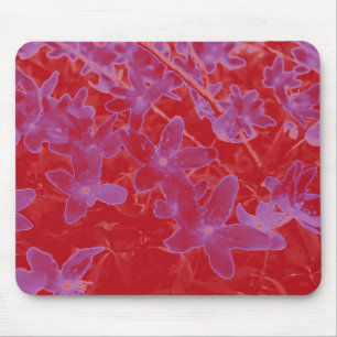 Pink Flowers Mouse Pad