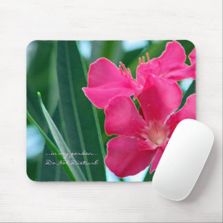 Pink Flowers Mouse Pad