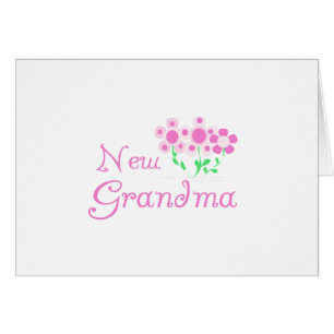 Pink Flowers New Grandma Tshirts and Gifts