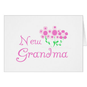 Pink Flowers New Grandma Tshirts and Gifts