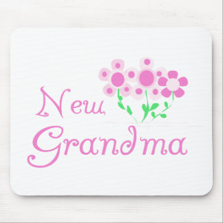 Pink Flowers New Grandma Tshirts and Gifts Mouse Pad