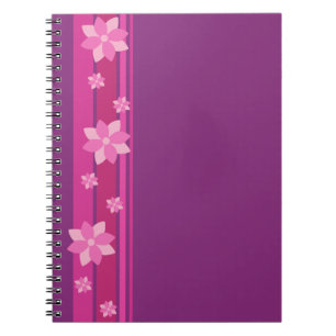Pink Flowers Notebook
