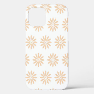 Pink flowers pattern. art,artwork,background,bloom iPhone 12 case
