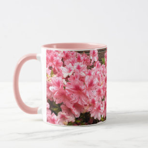 Pink Flowers Photo Mug