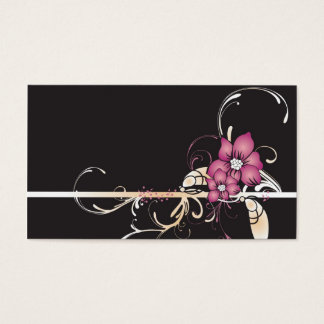 Pink flowers Profile Card