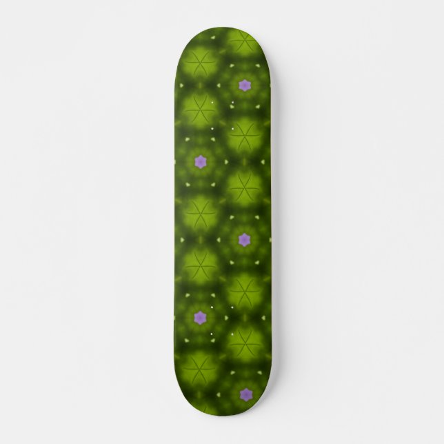 Pink Flowers Skateboard (Front)