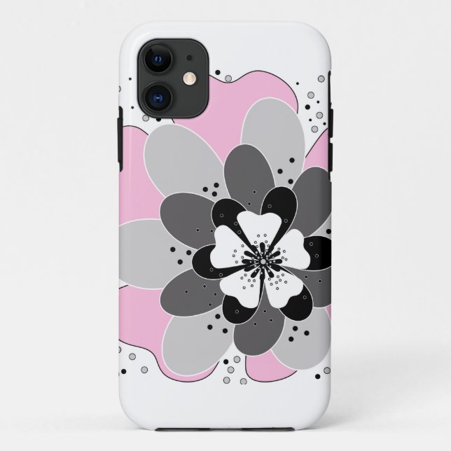 Pink flowers spring summer Case-Mate iPhone case (Back)
