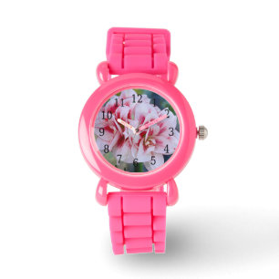 Pink Flowers Watch