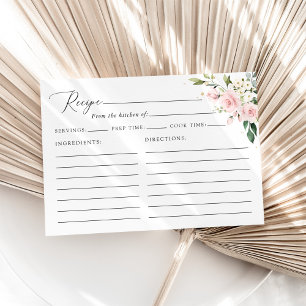 Pink Flowers, White Flowers, Bridal Shower Recipe