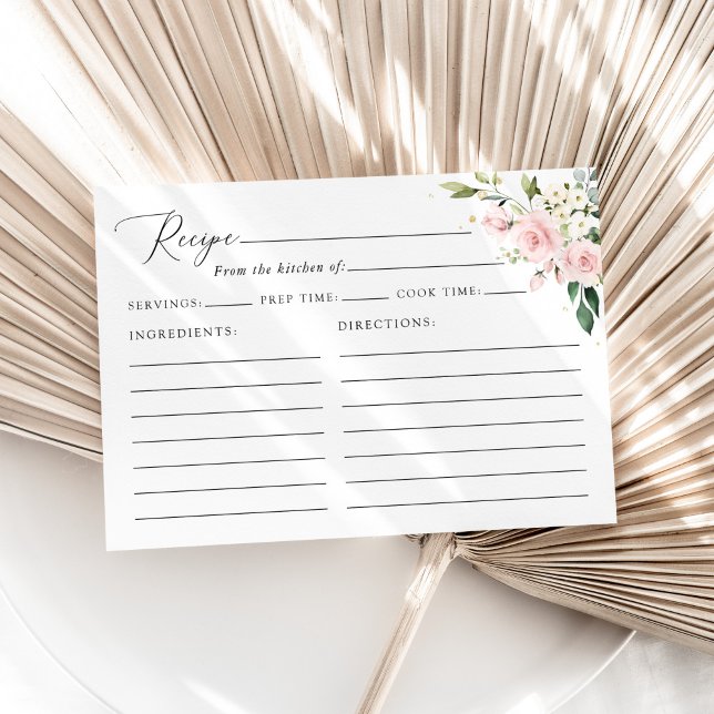 Pink Flowers, White Flowers, Bridal Shower Recipe (Creator Uploaded)