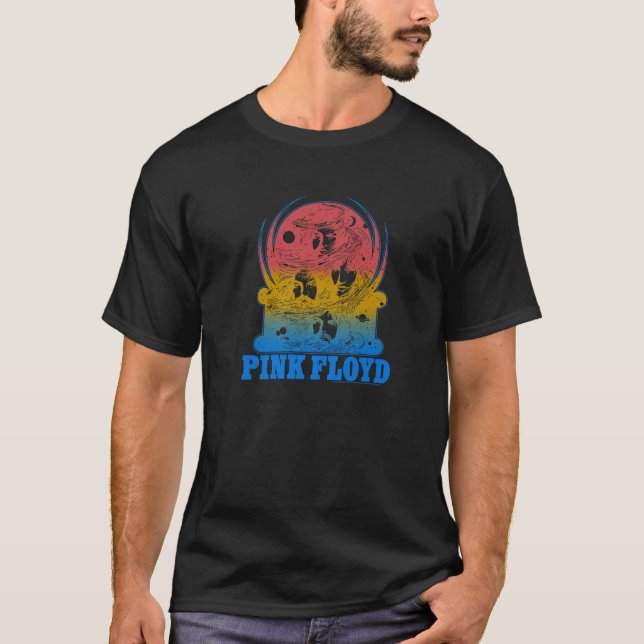 Pink Floyd Snow Globe Faces Premium  T-Shirt (Front)