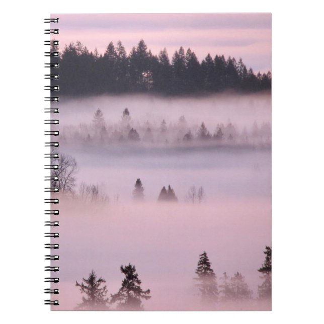 Pink Fog Blanket. Notebook (Front)