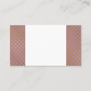 Pink Foil Business Cards