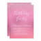 Pink Foil Girly Glitter Sparkle Any Age Birthday